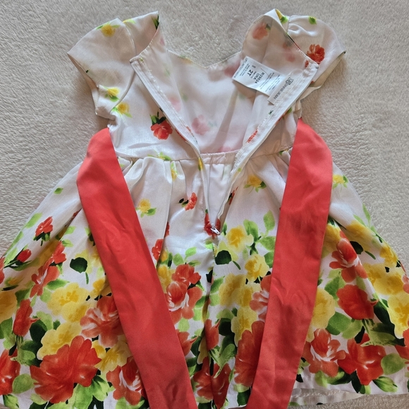 Bonnie Jean 2T Floral Dress BRIGHT FORMAL STRIKING TODDLER STEAL IT FOR  $20!!! - Picture 8 of 8